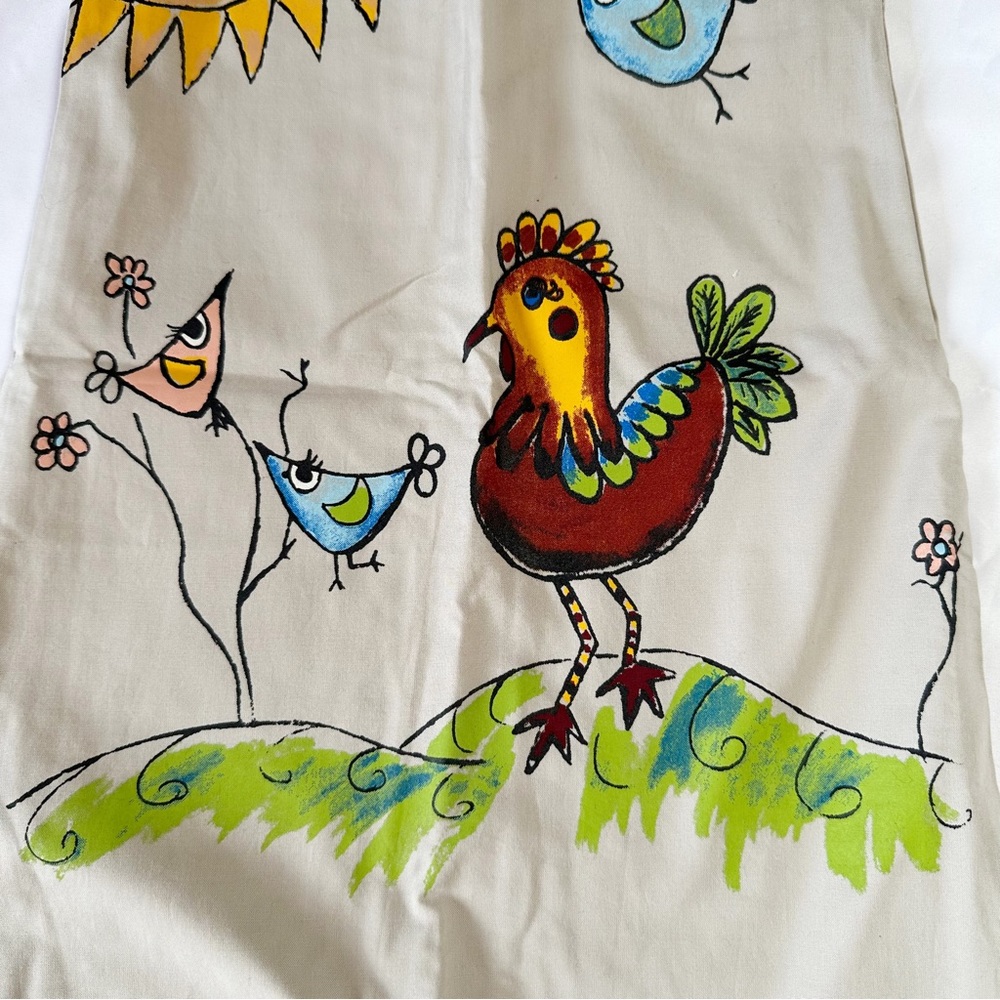Bind Kids Painted Dress with Rooster Size 6 - Picture 2 of 6